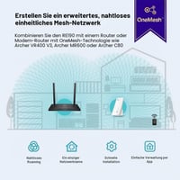 Zosilňovač WiFi signálu TP-Link RE190 AC750, biely, dvojpásmový 2,4 GHz a 5 GHz, tlačidlo WPS, indikátor sily signálu, konektor RJ45, montáž na stenu, 750 Mb/s 9