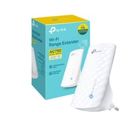Zosilňovač WiFi signálu TP-Link RE190 AC750, biely, dvojpásmový 2,4 GHz a 5 GHz, tlačidlo WPS, indikátor sily signálu, konektor RJ45, montáž na stenu, 750 Mb/s 1