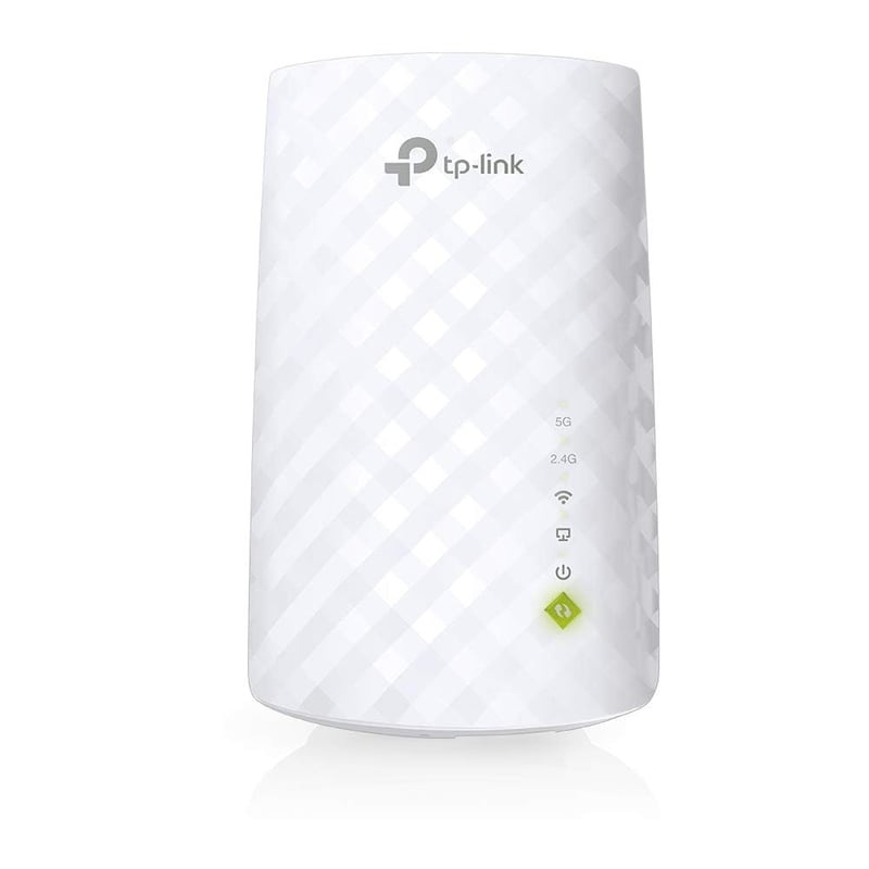 Zosilňovač Wi-Fi signálu TP-Link RE220 AC750 – dvojpásmový, ethernetový port, biely