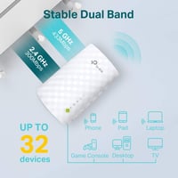 Zosilňovač Wi-Fi signálu TP-Link RE220 AC750 – dvojpásmový, ethernetový port, biely 8