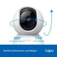 WiFi IP bezpečnostná kamera TP-Link Tapo C200, interiérová, 360°, 1080p FHD, nočné videnie, detekcia pohybu, obojsmerný zvuk, kompatibilná s Alexa a Google Assistant 4