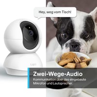 WiFi IP kamera TP-Link Tapo C210 – 2K 3MP, otáčanie 360°, obojsmerný zvuk, nočné videnie 9 m, úložisko 256 GB, biela 5
