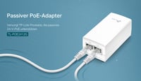 Adaptér TP-Link TL-POE2412G 24V pasívne PoE, Gigabit Ethernet, Cat5/5e/6, biely, montáž na stenu, Plug and Play, 1 ks 3