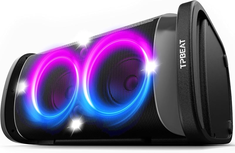 TPBEAT 160W Bluetooth Partybox LED-Lichtshow 15h Akku Erős Basszus