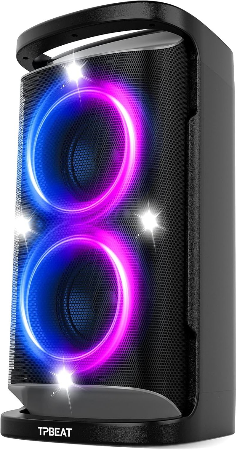 TPBEAT 160W Bluetooth Partybox LED-Lichtshow 15h Akku Erős Basszus