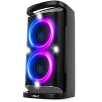 TPBEAT Partybox Bluetooth hangszóró LED-fényshow-val, 160W, 15h akkumulátor - fekete 1