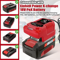 TPDL Autós mini töltő Einhell 18V Power X-Change PXC akkumulátorhoz 2A gyors töltés szivargyújtó LED kijelzővel 3