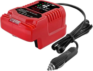 TPDL Auto mini punjač za Einhell 18V Power X-Change PXC baterije, 2A brzo punjenje, za auto upaljač s LED zaslonom