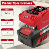 TPDL Autós mini töltő Einhell 18V Power X-Change PXC akkumulátorhoz 2A gyors töltés szivargyújtó LED kijelzővel 4