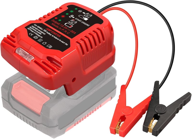 TPDL Indítóakkumulátor Einhell Power X-Change 18V Akkuhoz, Autóindító Kábellel