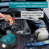 TPDL Makita 18V Akkumulátor Jump Starter Hordozható Töltő BL1860 BL1840 BL1830 2