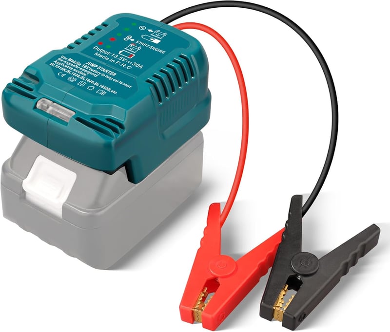 TPDL Makita 18V Akkumulátor Jump Starter Hordozható Töltő BL1860 BL1840 BL1830