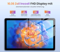 TPZ 10,36" Android 12 Tablet - 8GB RAM, 128GB Tárhely (1TB Bővíthető), 8000mAh Akkumulátor, 2K IPS Kijelző, Octa-Core, WiFi 6, Dual Kamera,  4