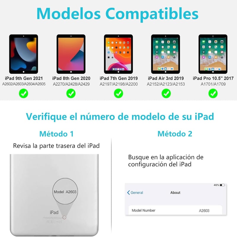 TQQ iPad 10.2 9th/8th/7th generáció Bluetooth billentyűzet tok ceruzatartóval