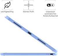 TQQ Billentyűzetes tok iPad 11. gen. (2025) / 10. gen. (2022) 11/10,9" Trackpad, 7 színű háttérvilágítás, 360° 5