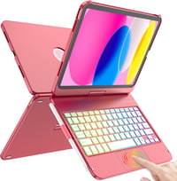TQQ iPad 11 hüvely billentyűzettel, trackpad és 7 színű háttérvilágítás 1
