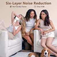 TQQ Plazma Ionos Hajszárító 110000 rpm Brushless Motor Csendes Gyors Szárítás - Pearl White 4