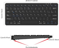 TQQ Wireless Billentyűzet Fekete - Vezeték Nélküli Gamer Billentyű 5