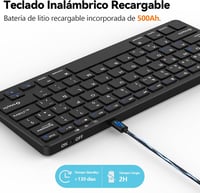 TQQ Wireless Billentyűzet Fekete - Vezeték Nélküli Gamer Billentyű 4