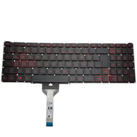 Tastatură Laptop Trade-Shop Layout Unguresc QWERTZ cu Iluminare Roșie - Compatibilă Acer Nitro 5 AN515-57 AN517-41 AN517-45 AN517-51 2