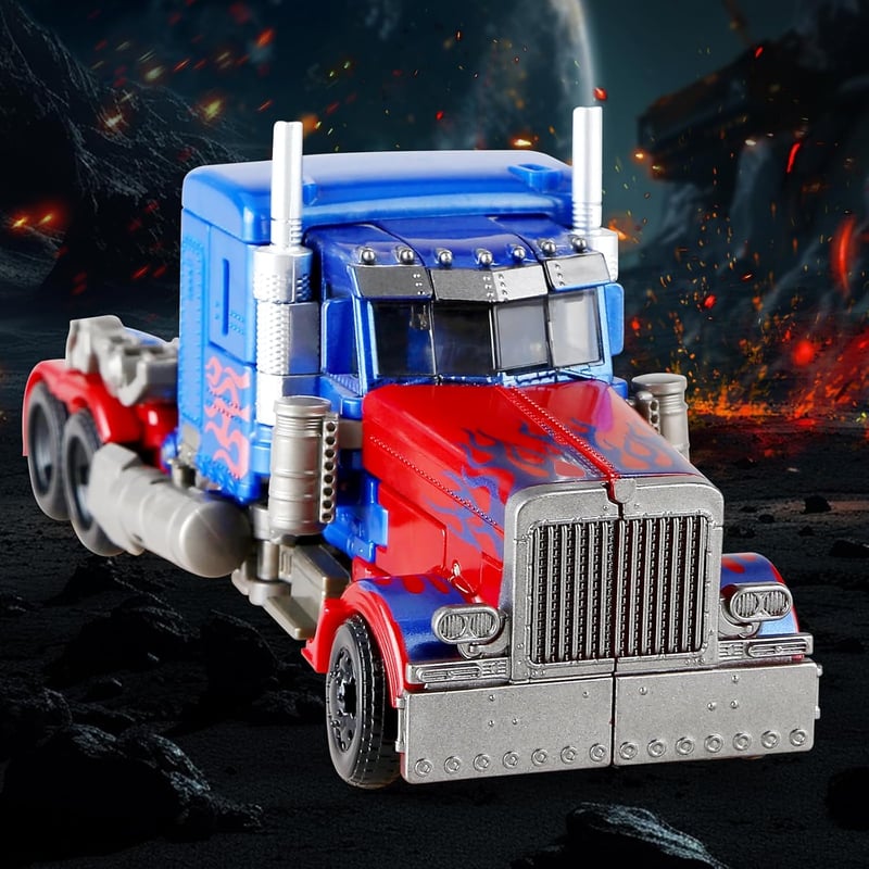 Transformers Optimus Prime Figura Autóvá Alakítható Robot Játék Gyerekeknek