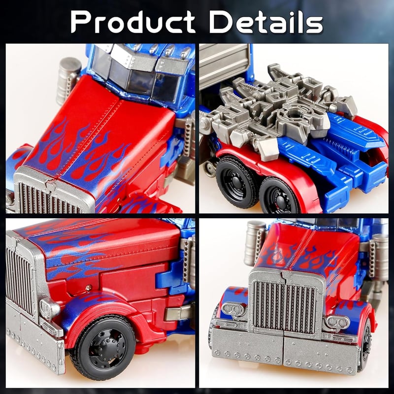 Transformers Optimus Prime Figura Autóvá Alakítható Robot Játék Gyerekeknek