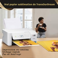 Hârtie de transfer prin sublimare TransOurDream VIVID-FR 130g, 21,6x27,9 cm, pachet de 100 coli 3