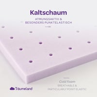 Matrac do kolísky Träumeland Brise Light 45x90 cm, biela, obdĺžniková, s certifikátom Oeko-Tex, vhodná pre alergikov, jemná k detskej pokožke, vyrobené v Rakúsku 3