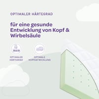 Detský matrac Träumeland Rainbow – 70 x 140 cm, biely – mäkký a priedušný matrac pre bábätká a malé deti 7