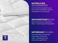 Celoročná prikrývka Traumnacht zo 100 % ťavej srsti, 135x200 cm, s certifikátom Öko-Tex, vyrobená podľa nemeckých kvalitatívnych noriem 2