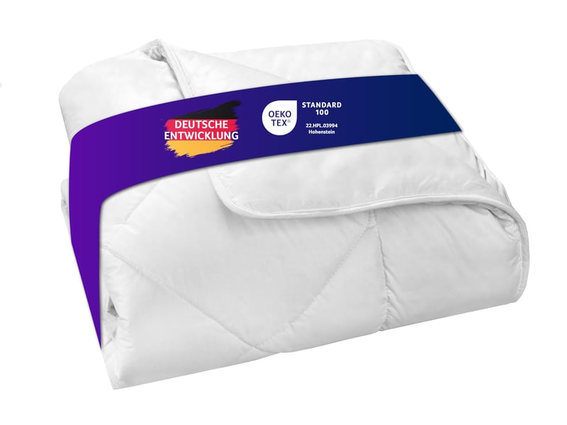 Plapumă de iarnă Traumnacht din 100% păr de cămilă, 155x220 cm, albă, certificată Oeko-Tex, standard de calitate german