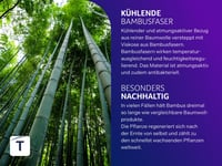 Letný paplón Traumnacht Bamboo s bambusovými vláknami, hypoalergénny, antibakteriálny, 135x200 cm, certifikát Oeko-Tex, vyrobený podľa nemeckých kvalitatívnych štandardov 5