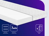 Detský matrac Traumnacht BT Kiddy Pure, 60x120 cm, biely, snímateľný a prateľný poťah, certifikát Öko-Tex 100, nemecká kvalita 5