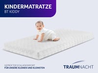 Detský matrac Traumnacht BT Kiddy Pure, 60x120 cm, biely, snímateľný a prateľný poťah, certifikát Öko-Tex 100, nemecká kvalita 4