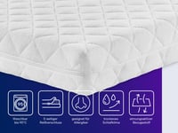 Detský matrac Traumnacht BT Kiddy Pure, 60x120 cm, biely, snímateľný a prateľný poťah, certifikát Öko-Tex 100, nemecká kvalita 2