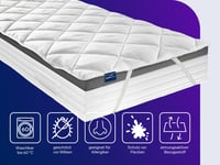 Protecție pentru saltea Traumnacht Comfort, respirabilă, 180x200 cm, topper, pentru saltele cu înălțimea de până la 30 cm, certificată Oeko-Tex, recomandată persoanelor alergice, produs german 2
