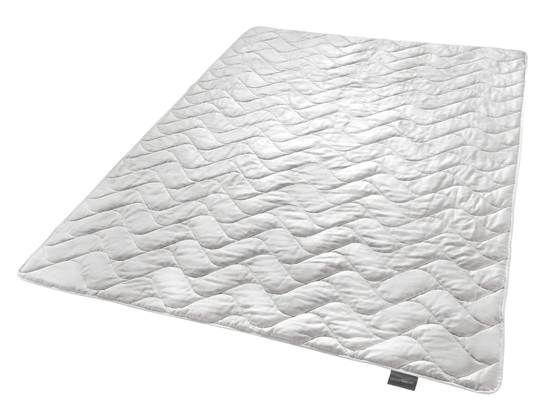 Traumnacht Exklusiv ljetni pokrivač od 100% divlje svile – s Öko-Tex certifikatom, proizvedeno u Njemačkoj, težina punjenja 550g, bijeli, 135x200 cm
