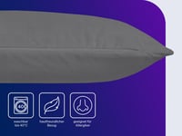 Pernă de Dormit Exclusivă Traumnacht cu Spumă cu Memorie pentru Reducerea Presiunii, 40x60 cm, Gri, Certificare Öko-Tex, Standard de Calitate German 4