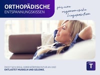 Pernă de Dormit Exclusivă Traumnacht cu Spumă cu Memorie pentru Reducerea Presiunii, 40x60 cm, Gri, Certificare Öko-Tex, Standard de Calitate German 7