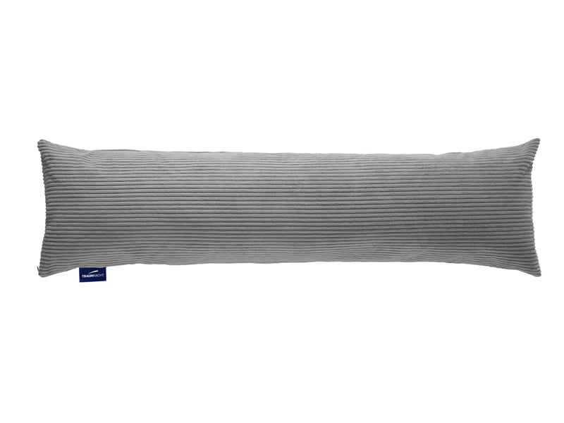 Traumnacht jastuk za bočno spavanje s navlakom od kordšamta, kamen siva - 40x200 cm