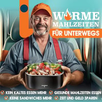 TRAVELISIMO elektromos fűthető ebéddoboz 100 W, 12V/24V/230V, rozsdamentes acél - 1,5 l 2