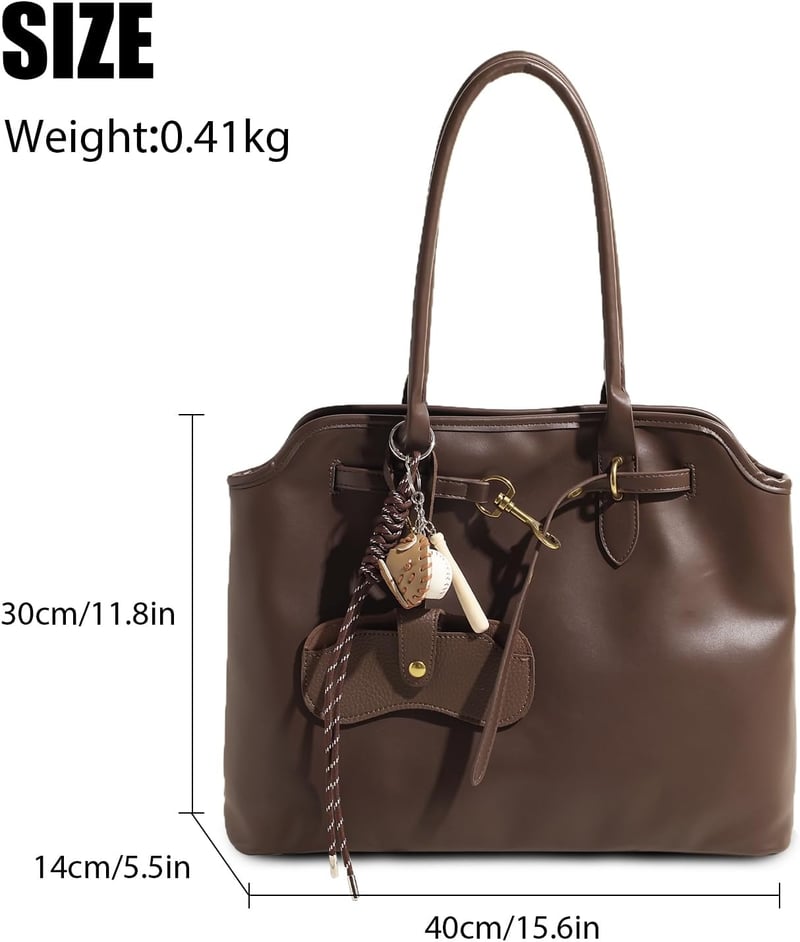 Travistar női bőr táska kávé színű shopper bag vállpántos elegáns retro