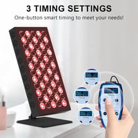 Trayvespace Infravörös Fénypanel - 660NM & 850nm Vörös Fényterápiás Lámpa 60 LED-del, Időzítővel, Fájdalomcsillapításra és Izomrelaxációra 3