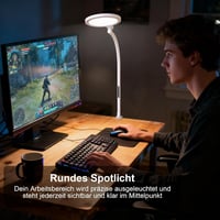 Trayvespace LED asztali lámpa állítható nyakkal, 5 színhőmérséklet, 10000 lux 2