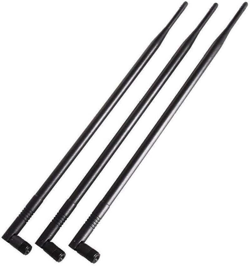 TREADALT-TEC 10dBi WiFi Erősítő Antenna RP-SMA - Kompatibilis Asus Router RT-AC66U, RT-N66U, RT-N16, AC1750, D-Link Routerekhez