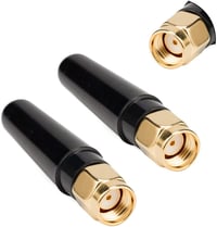 TREADALT-TEC 2 db Mini WiFi Bluetooth Dual Band Antenna RP-SMA - Router, PC, Asus, ASRock alaplap, WiFi 6 kártya, FPV adó - 360° Omnidirekci 1