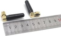 TREADALT-TEC 2 db Omnidirekcionális WiFi Bluetooth Antenna RP-SMA Csatlakozóval - Vízálló, Könnyű, Kétcsatornás, 3dBi Erősítésű, 4m Hatótávo 4