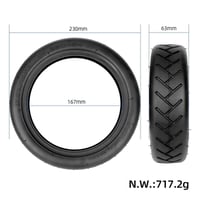 TREFAN bezdušová samoregeneračná terénna pneumatika pre elektrickú kolobežku Xiaomi 4 Pro/4 Lite, 10", 60/70-7,0 - 1 ks 3