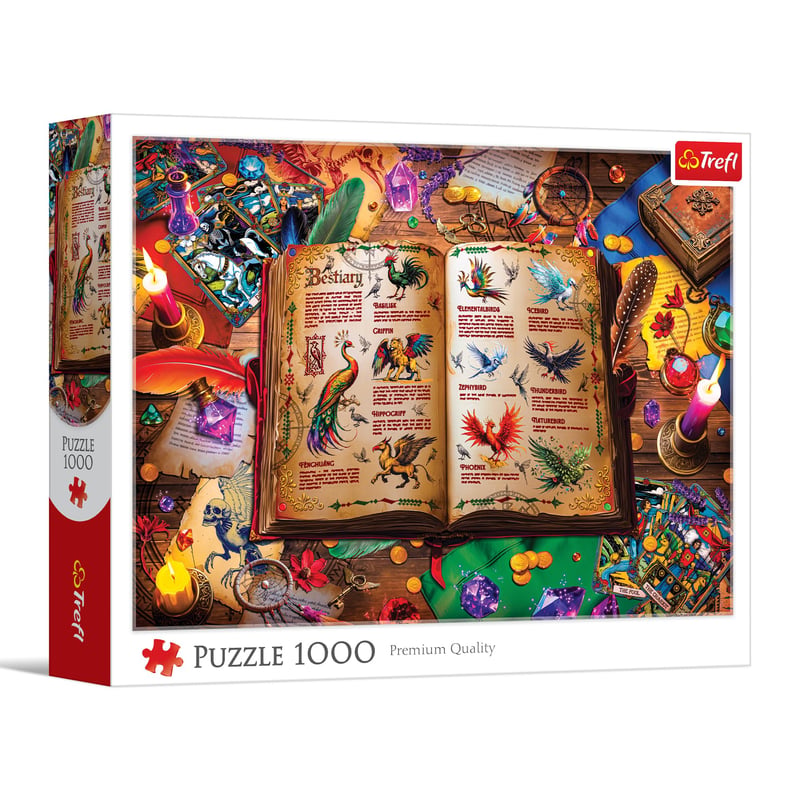 Trefl Puzzle Atlas vtákov – 1000 dielikov – od 14 rokov