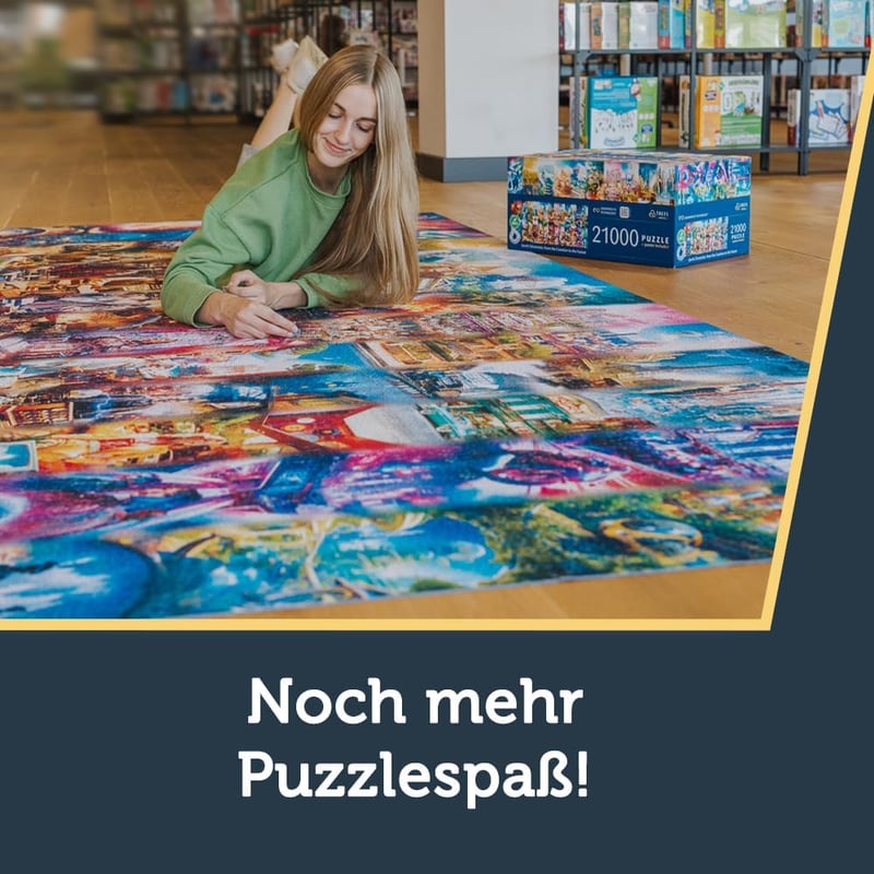 Trefl Prime Föld Krónikái óriás puzzle - 21000 darabos kirakós a teremtéstől a jövőig, vastag karton, 12 éves kortól